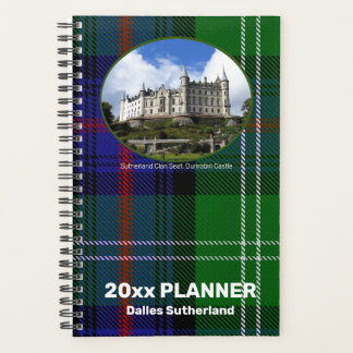 Custom Sutherland Schotse Clan Foto Weekly Planner