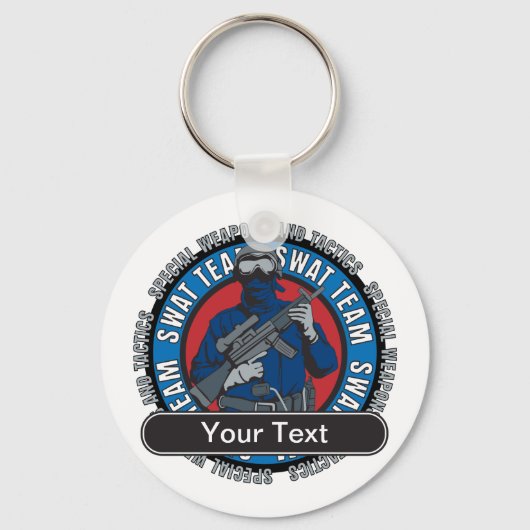 Custom SWAT Team Sleutelhanger (Voorkant)
