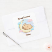 Custom Sweet Dreams Capybara Sticker (Envelop)