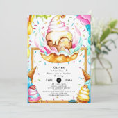 Custom Sweet Magic Ice Cream Verjaardag Kaart (Staand voorkant)