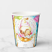 Custom Sweet Magic Ice Cream Verjaardag Papieren Bekers (Voorkant)