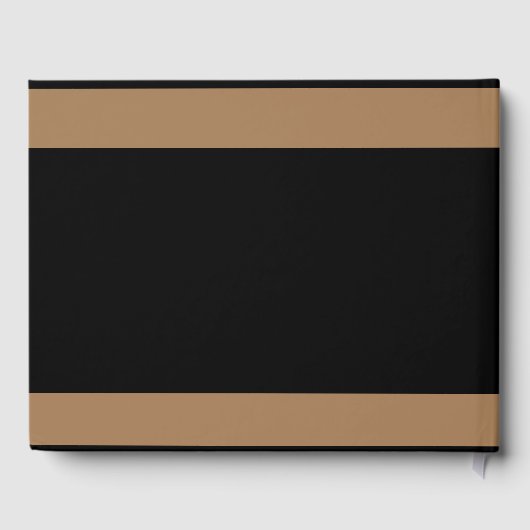 Custom Sweet Sixteen Zwart Bloemen Nummer Design Gastenboek (Achterkant)