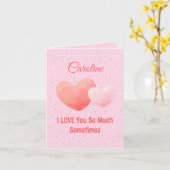 Custom Sweet Valentine’s Day Card Kaart (Gele Bloem)