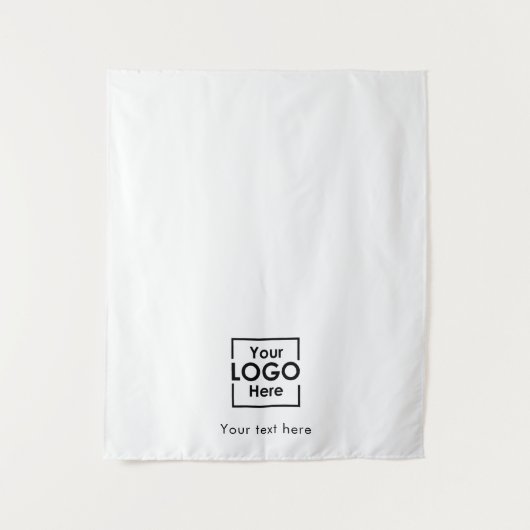 Custom Table Runner Banner Business Logo Text Wandkleed (Voorkant)