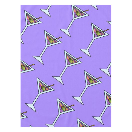 CUSTOM TABLECLOTHS - MARTINI-ONTWERP TAFELKLEED (Voorkant)