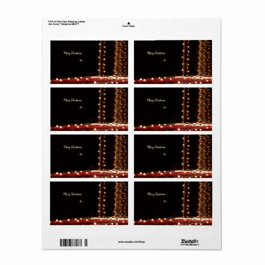 Custom Tag Etiket (Full Sheet)