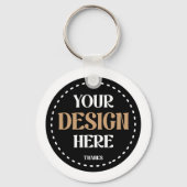 Custom-tailored, modern, bold & sleek sleutelhanger (Voorkant)