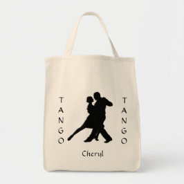 Custom Tango Dance 2 Silhouette Canvas tas