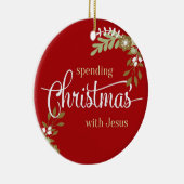 Custom-tante Margaret Keramisch Ornament (Rechts)