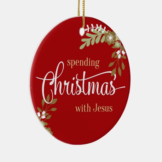 Custom-tante Margaret Keramisch Ornament (Rechts)