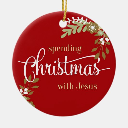 Custom-tante Margaret Keramisch Ornament (Voorkant)