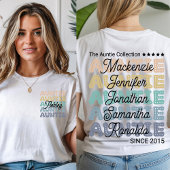 Custom Tante Shirt, Retro Tante T-shirt voor Kerst