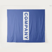 Custom Tapestry Business Logo Company Wandkleed (Voorkant (horizontaal))