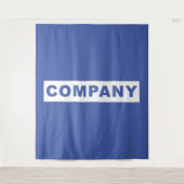 Custom Tapestry Business Logo Company Wandkleed (Voorkant)