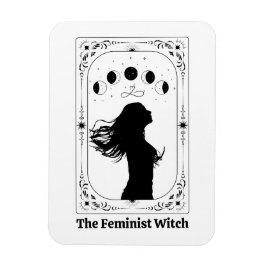 Custom Tarot Add Name Divorce Party Favor Feminist Magneet