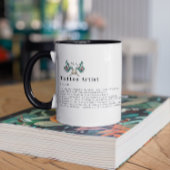 Custom Tattoo Artist Definition Personalized Mug Mok