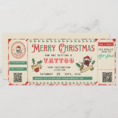 Custom Tattoo GiftCard Ticket Certificate Voucher Kaart (Voorkant / Achterkant)