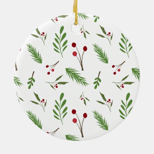 Custom Teacher Appreciation Gift Kerstmis Keramisch Ornament (Achterkant)