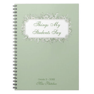 Custom Teacher Appreciation Gift Onderwijsreis Notitieboek