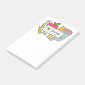 Custom Teacher Back to School & Teacher  Post-it® Notes (Schuin)