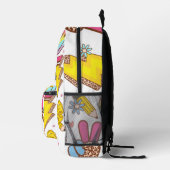Custom Teacher Bag, Custom Back to School Bag Bedrukte Rugzak (Rechts)