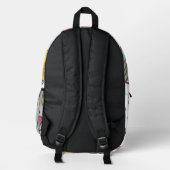 Custom Teacher Bag, Custom Back to School Bag Bedrukte Rugzak (Achterkant)