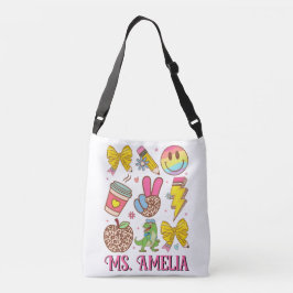 Custom Teacher Bag, Custom Back to School Bag Crossbody Tas