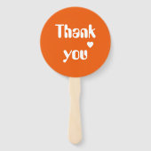 Custom Teacher Bedankt Fan Handwaaier (Voorkant)