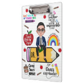 Custom Teacher Clipboard Back to School For Him Klembord (Links)