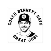 Custom Teacher Coach Stamp, Sports Classroom Stamp Rubberstempel (Afrduk)