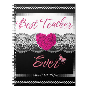 Custom Teacher Gift Educators Beste leraar ooit Notitieboek