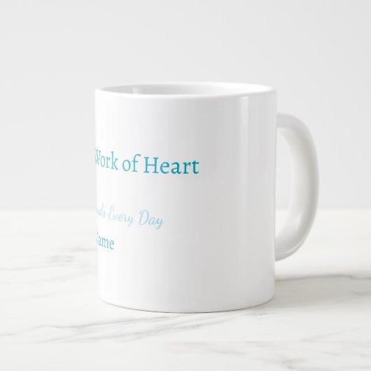 Custom Teacher Gift Mug  Grote Koffiekop (Voorkant rechts)