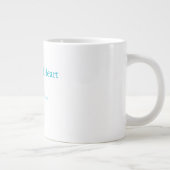 Custom Teacher Gift Mug  Grote Koffiekop (Rechts)