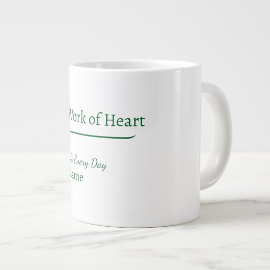 Custom Teacher Gift Mug  Grote Koffiekop (Voorkant rechts)