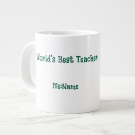 Custom Teacher Gift Mug  Grote Koffiekop