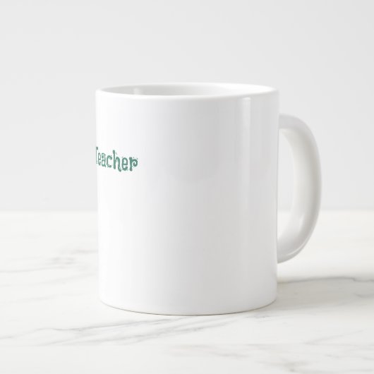 Custom Teacher Gift Mug  Grote Koffiekop (Voorkant rechts)