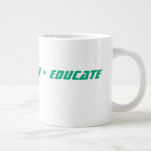 Custom Teacher Gift Mug  Grote Koffiekop (Rechts)