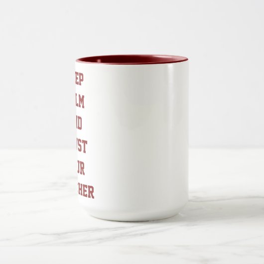Custom Teacher Gift Mug  Mok (Midden)