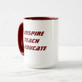 Custom Teacher Gift Mug  Mok (Voorkant links)