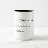 Custom Teacher Gift Mug  Mok (Midden)