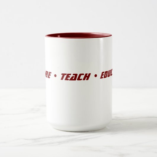 Custom Teacher Gift Mug  Mok (Midden)