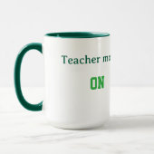 Custom Teacher Gift Mug Mok (Links)