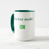 Custom Teacher Gift Mug  Mok (Voorkant links)