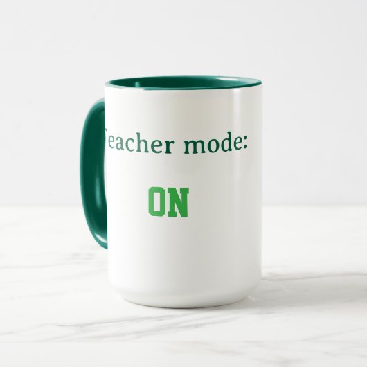 Custom Teacher Gift Mug Mok (Voorkant links)