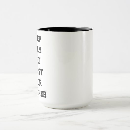 Custom Teacher Gift Mug Mok (Midden)