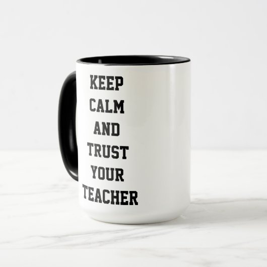Custom Teacher Gift Mug  Mok (Voorkant links)