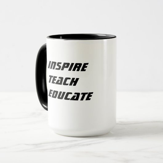 Custom Teacher Gift Mug  Mok (Voorkant links)