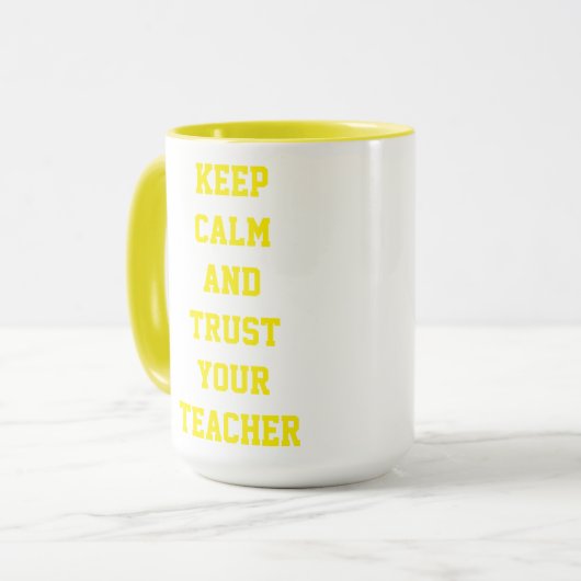 Custom Teacher Gift Mug  Mok (Voorkant links)