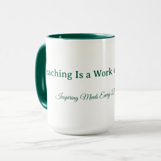 Custom Teacher Gift Mug  Mok (Voorkant links)