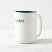 Custom Teacher Gift Mug  Tweekleurige Koffiemok (Voorkant rechts)